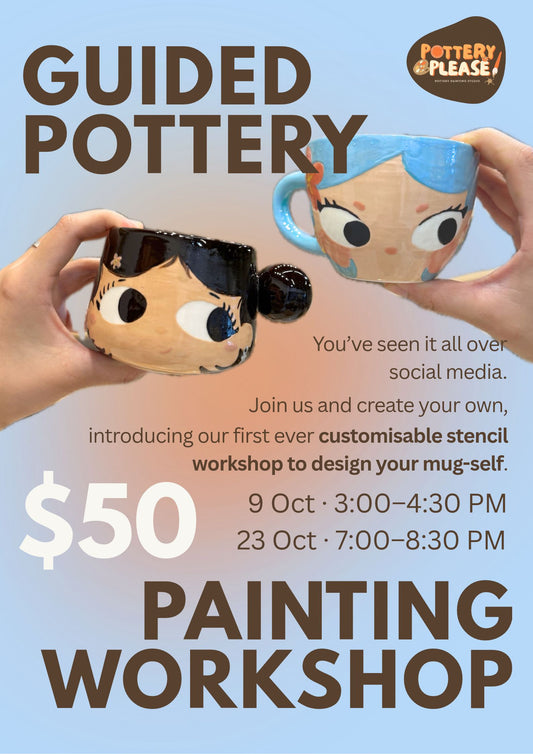 Design Your Mug-Self - Guided Pottery Painting Workshop